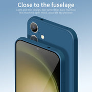 For Samsung Galaxy S24+ 5G PINWUYO Sense Series Liquid Silicone TPU Phone Case(Blue)