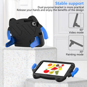 For Huawei Matepad Pro 10.8 2021/2019 Ice Baby EVA Shockproof Hard PC Tablet Case(Black+Blue)