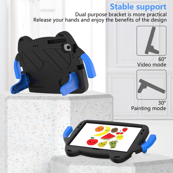 For Huawei Matepad Pro 10.8 2021/2019 Ice Baby EVA Shockproof Hard PC Tablet Case(Black+Blue)