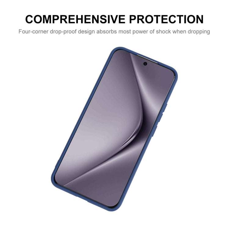 For Huawei Pura 70 ENKAY Hat-Prince Liquid Silicone Shockproof Protective Soft Case(Dark Green)