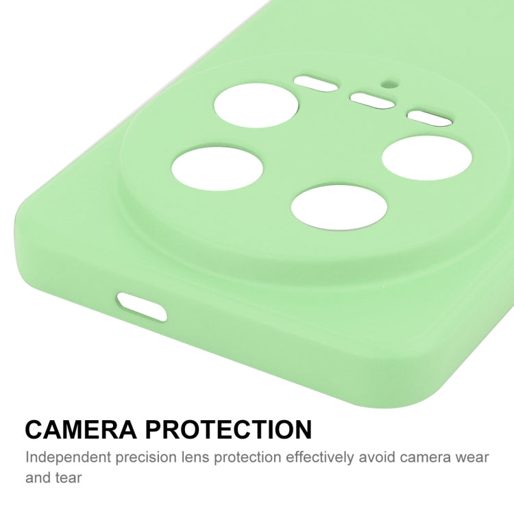 For Xiaomi 14 Ultra ENKAY Hat-Prince Liquid Silicone Shockproof Soft Phone Case(Beige)