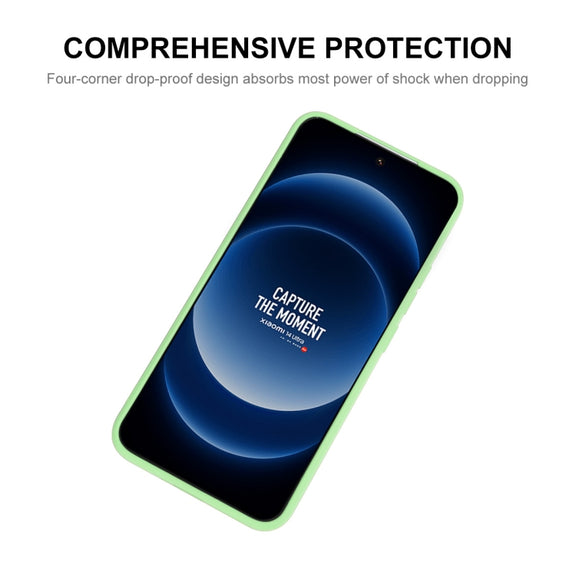 For Xiaomi 14 Ultra ENKAY Hat-Prince Liquid Silicone Shockproof Soft Phone Case(Dark Blue)