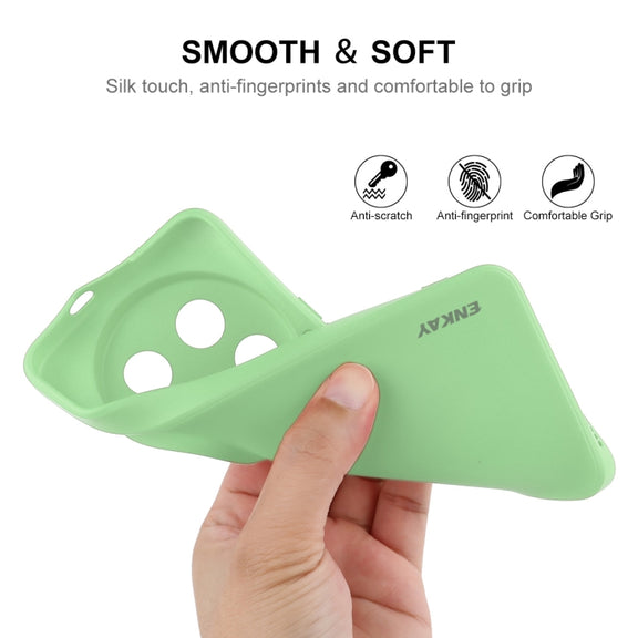 For Xiaomi 14 Ultra ENKAY Hat-Prince Liquid Silicone Shockproof Soft Phone Case(Dark Blue)