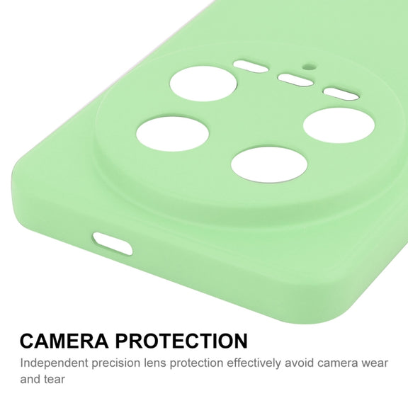 For Xiaomi 14 Ultra ENKAY Hat-Prince Liquid Silicone Shockproof Soft Phone Case(Dark Blue)