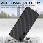 For Samsung Galaxy S25 Ultra 5G Carbon Fiber Texture Leather Back Cover Phone Case(Blue)