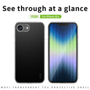For iPhone 16e MOFI Ming Series Ultra-thin TPU Phone Case(Transparent)