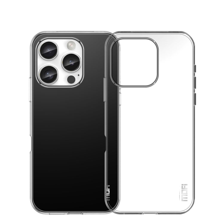 For iPhone 16 Pro MOFI Ming Series Ultra-thin TPU Phone Case(Transparent)