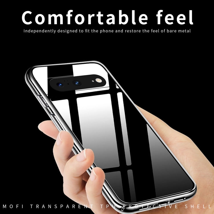 For Google Pixel 8 MOFI Ming Series Ultra-thin TPU Phone Case(Transparent)