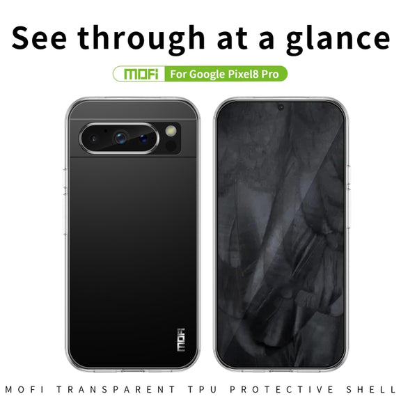 For Google Pixel 8 Pro MOFI Ming Series Ultra-thin TPU Phone Case(Transparent)