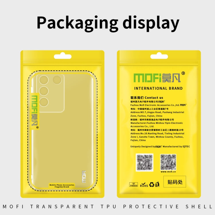 For vivo X100 Ultra MOFI Ming Series Ultra-thin TPU Phone Case(Transparent)