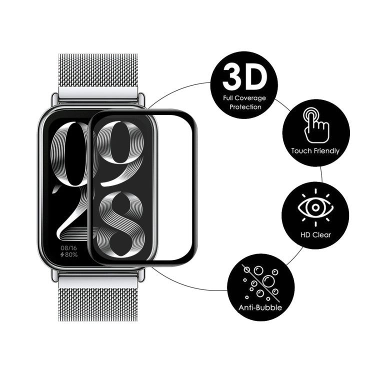 For Xiaomi Mi Band 8 Pro 1pcs ENKAY ENKAY 3D Full Coverage Soft PC Edge PMMA HD Screen Film