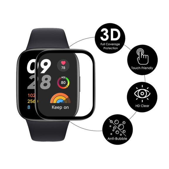 For Redmi Watch 3 Lite 2pcs ENKAY ENKAY 3D Full Coverage Soft PC Edge PMMA HD Screen Film