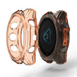 For Garmin Fenix 8 AMOLED 43mm ENKAY Hat-Prince Transparent TPU Frame Drop Protection Case(Orange) - free shipping - PMc TechLife - Order now!