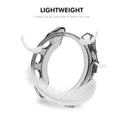 For Garmin Fenix 8 AMOLED / MIP 47mm ENKAY Hat-Prince Transparent TPU Frame Drop Protection Case(Grey)