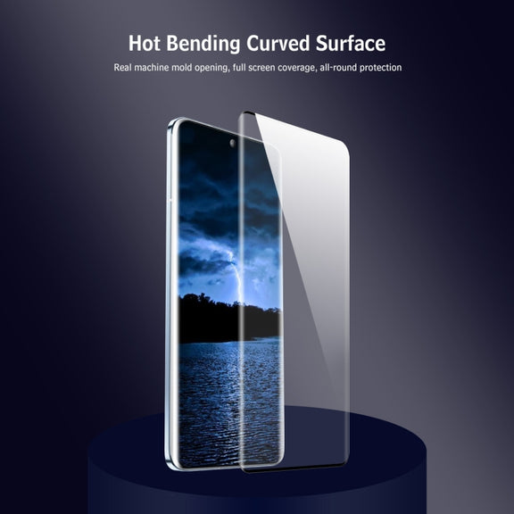 For Honor X50 / X9b / Magic6 Lite 2pcs ENKAY Hat-Prince Hot Bending Full Coverage Side Glue Tempered Glass Film