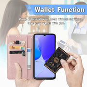 For Huawei Pura 70 Mandala Flower Embossed Leather Phone Case(Blue)