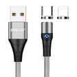 ENKAY 2 in 1 3A USB to 8 Pin + Type-C Magnetic Fast Charging Data Cable, Length:2m(Silver) - Charging Cable & Head by ENKAY | Online Shopping South Africa | PMC TechLife | Buy Now Pay Later Mobicred