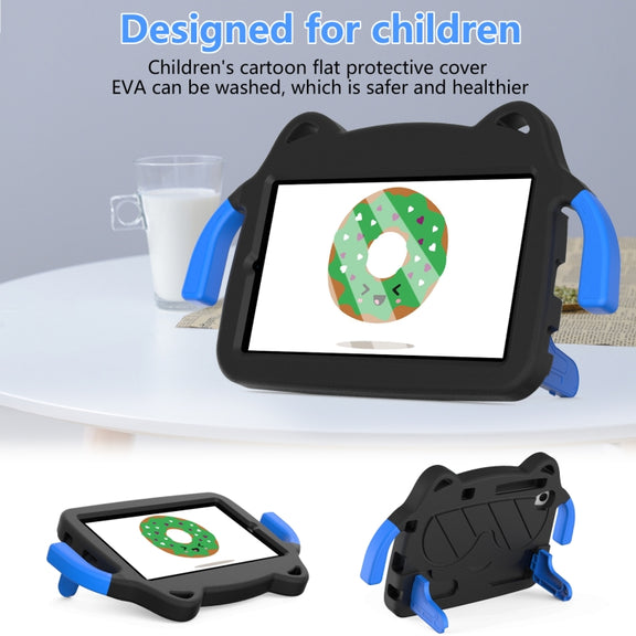 For Lenovo Tab M8 HD 8505F/X8705F 2rd Gen Ice Baby EVA Shockproof Hard PC Tablet Case(Black+Blue)