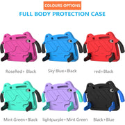 For TCL LE 2023 / Tab 8 2022 Ice Baby EVA Shockproof Hard PC Tablet Case(Sky Blue+Black)