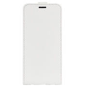 For iPhone 16 Pro R64 Texture Single Vertical Flip Leather Phone Case(White)