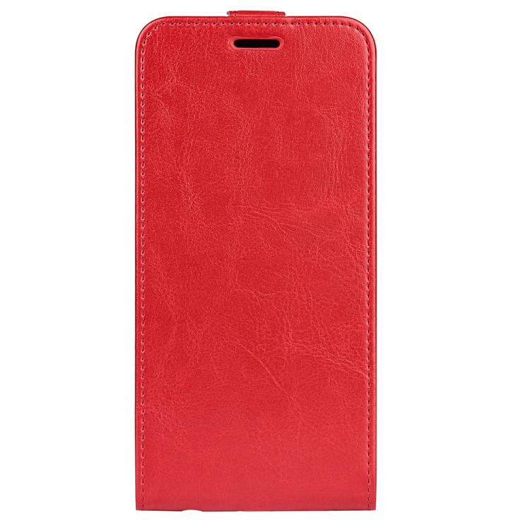 For iPhone 16e R64 Texture Single Vertical Flip Leather Phone Case(Red)
