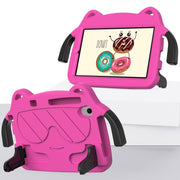 For Huawei MediaPad M5 Lite 8.0 Ice Baby EVA Shockproof Hard PC Tablet Case(Rose Red+Black)