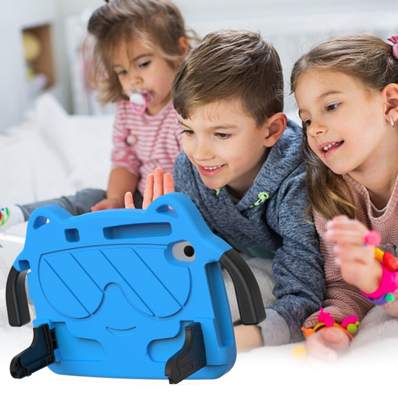 For Huawei MediaPad M6 8.4 2019/2020 Ice Baby EVA Shockproof Hard PC Tablet Case(Sky Blue+Black)