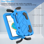 For Huawei MediaPad M6 8.4 2019/2020 Ice Baby EVA Shockproof Hard PC Tablet Case(Sky Blue+Black)