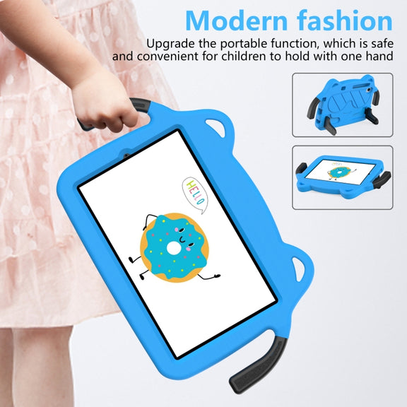 For Huawei MediaPad M6 8.4 2019/2020 Ice Baby EVA Shockproof Hard PC Tablet Case(Sky Blue+Black)