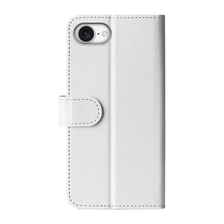 For iPhone 16e R64 Texture Horizontal Flip Leather Phone Case(White)