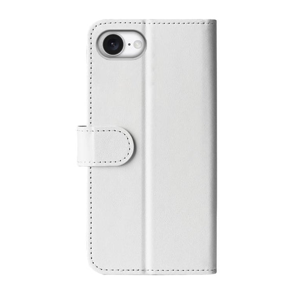For iPhone 16e R64 Texture Horizontal Flip Leather Phone Case(White)