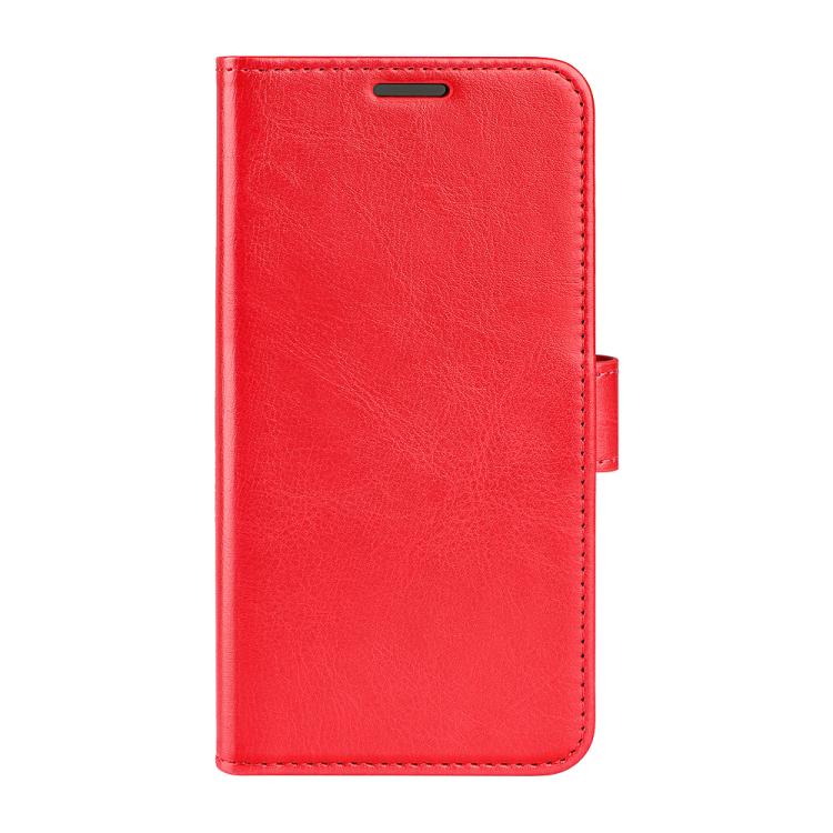 For iPhone 16e R64 Texture Horizontal Flip Leather Phone Case(Red)