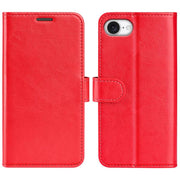For iPhone 16e R64 Texture Horizontal Flip Leather Phone Case(Red)