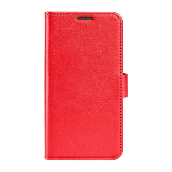 For iPhone 16e R64 Texture Horizontal Flip Leather Phone Case(Red)