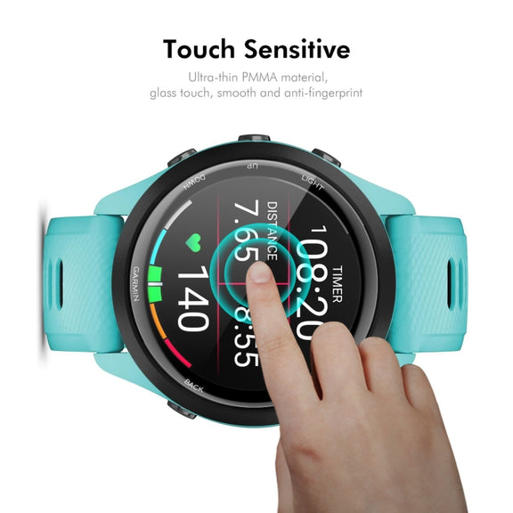 For Garmin Forerunner 265 ENKAY 3D Full Coverage Soft PC Edge PMMA HD Screen Protector Film