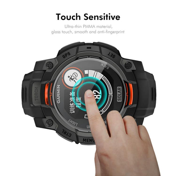 For Garmin Instinct E 45mm ENKAY 3D Full Coverage Soft PC Edge PMMA HD Screen Protector Film