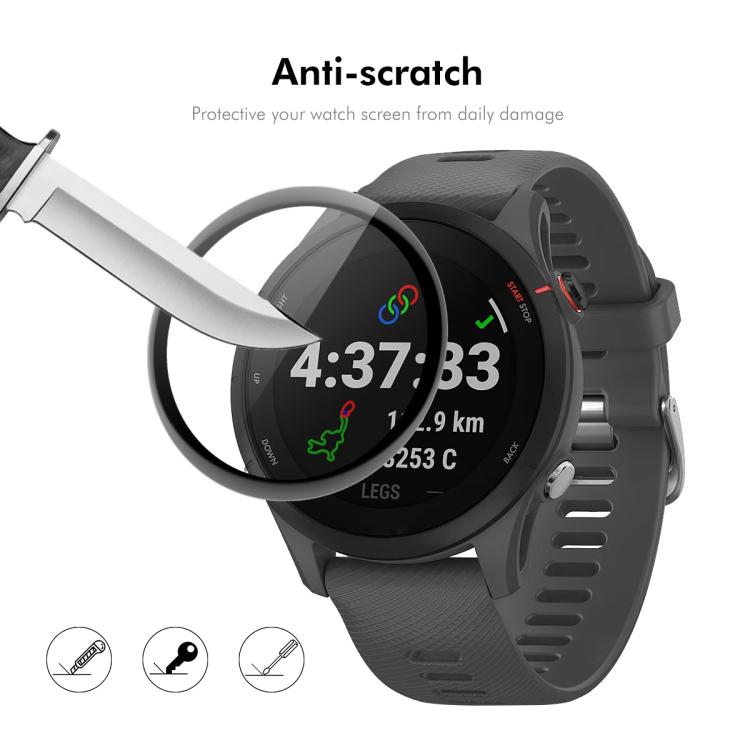 For Garmin vivoactive 6 ENKAY 3D Full Coverage Soft PC Edge PMMA HD Screen Protector Film