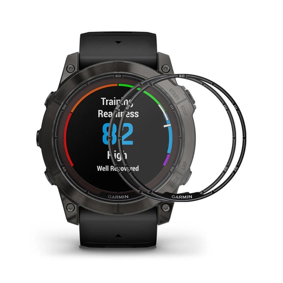 For Garmin Fenix 7X Pro 2pcs ENKAY 3D Full Coverage Soft PC Edge PMMA HD Screen Protector Film