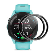 For Garmin Forerunner 265 2pcs ENKAY 3D Full Coverage Soft PC Edge PMMA HD Screen Protector Film
