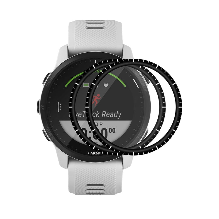 For Garmin Forerunner 945 2pcs ENKAY 3D Full Coverage Soft PC Edge PMMA HD Screen Protector Film