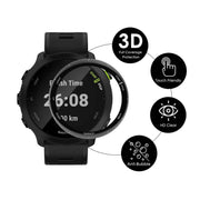 For Garmin Forerunner 158 2pcs ENKAY 3D Full Coverage Soft PC Edge PMMA HD Screen Protector Film