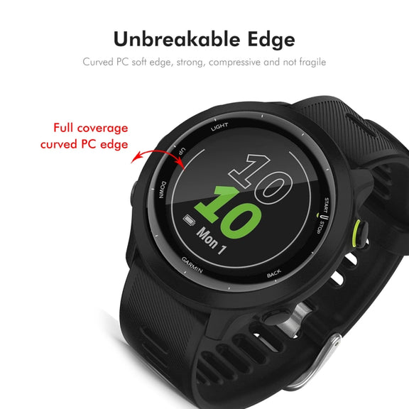 For Garmin Forerunner 158 2pcs ENKAY 3D Full Coverage Soft PC Edge PMMA HD Screen Protector Film