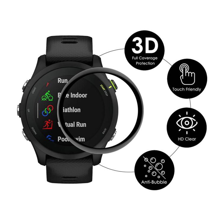 For Garmin vivoactive 6 2pcs ENKAY 3D Full Coverage Soft PC Edge PMMA HD Screen Protector Film