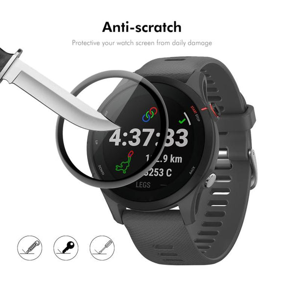For Garmin vivoactive 6 2pcs ENKAY 3D Full Coverage Soft PC Edge PMMA HD Screen Protector Film