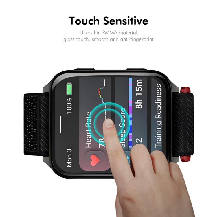 For Garmin Venu X1 2pcs ENKAY 3D Full Coverage Soft PC Edge PMMA HD Screen Protector Film