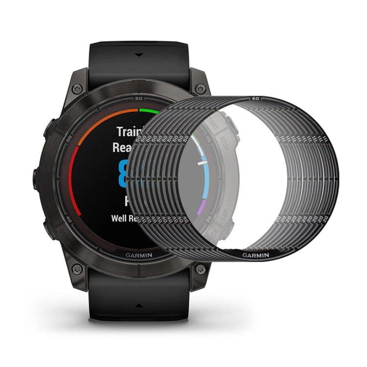 For Garmin Fenix 7S Pro 10pcs ENKAY 3D Full Coverage Soft PC Edge PMMA HD Screen Protector Film
