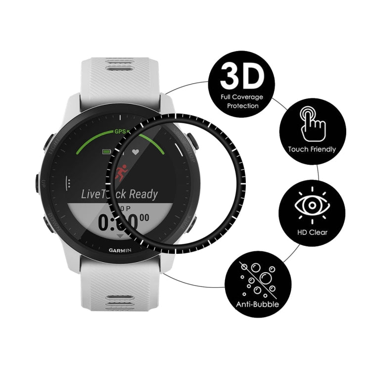 For Garmin Forerunner 945 10pcs ENKAY 3D Full Coverage Soft PC Edge PMMA HD Screen Protector Film