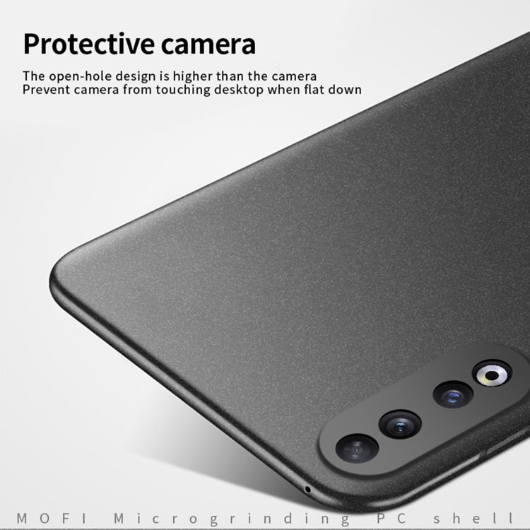 For Honor 90 MOFI Fandun Series Frosted PC Ultra-thin All-inclusive Phone Case(Gray)