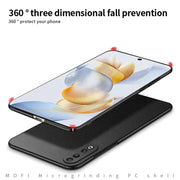 For Honor 90 MOFI Fandun Series Frosted PC Ultra-thin All-inclusive Phone Case(Gray)