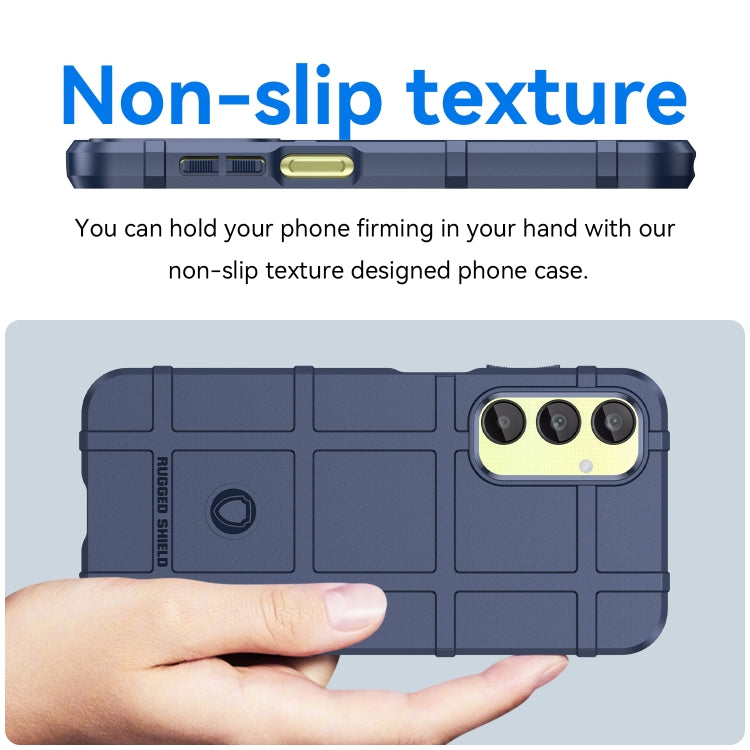 For Samsung Galaxy A35 Full Coverage Shockproof TPU Phone Case(Blue)